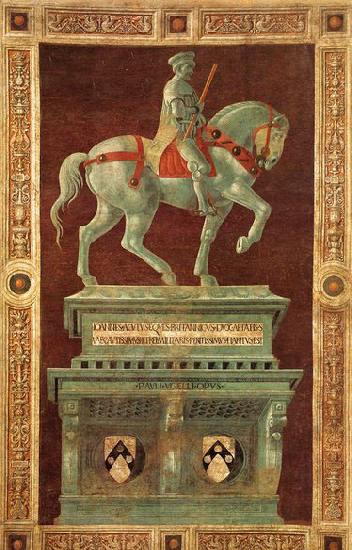 UCCELLO, Paolo Funerary Monument to Sir John Hawkwood china oil painting image